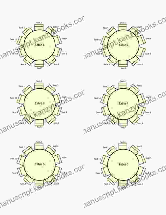 A Detailed Seating Chart Ensuring Optimal Table Arrangements Party Like A Rock Star: A Celebrity Party Planner S Tips And Tricks For Throwing An Unforgettable Bash