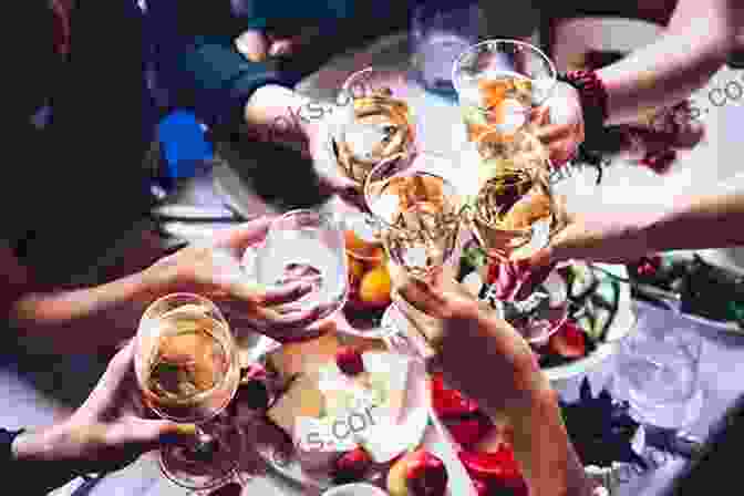 A Group Of People Raising Glasses Of Whisky In A Toast, Celebrating The Spirit's Enduring Charm The Whisky Dictionary: An A Z Of Whisky From History Heritage To Distilling Drinking