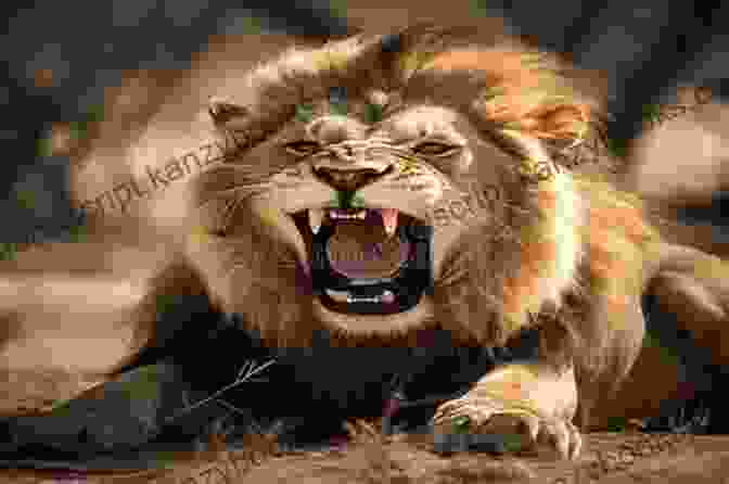 A Majestic Lion Roaring, Showcasing Its Powerful Presence. Lion : Its Me Lion ( Animal Encyclopedia) (It S Me Series)