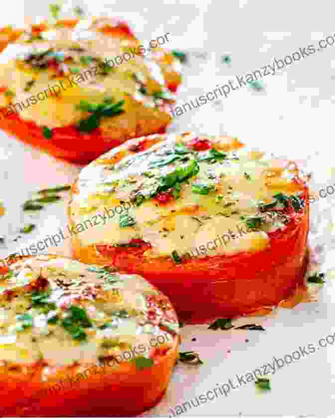 A Plate Of Grilled Tomatoes With Basil And Parmesan Cheese Green Fire: Extraordinary Ways To Grill Fruits And Vegetables From The Master Of Live Fire Cooking