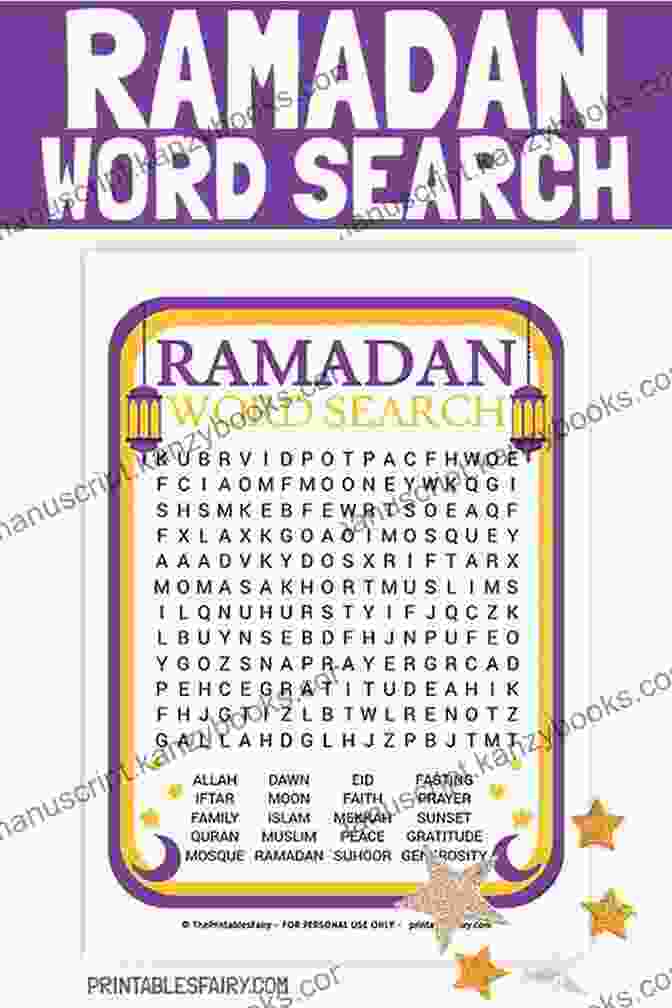 A Preschooler Completing A Ramadan Word Search I Spy Ramadan: Ramadan Activity For Toddlers And Preschoolers (I Spy For Toddlers And Preschoolers)