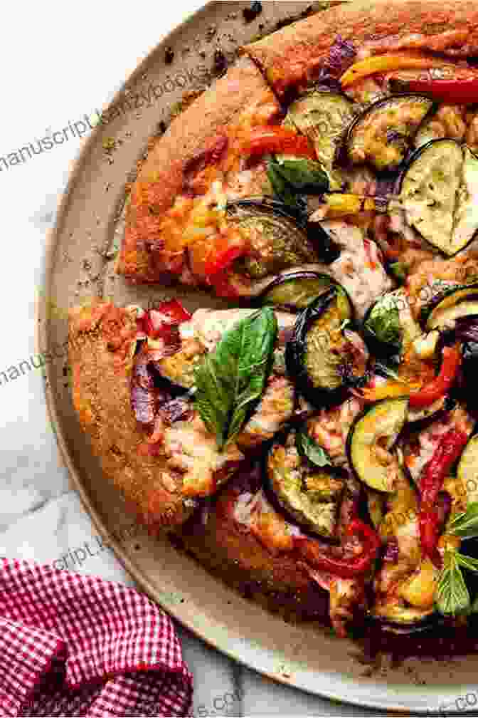 Crispy, Whole Wheat Pizza Topped With Fresh Vegetables And Lean Protein The Air Fryer Bible (Cookbook): More Than 200 Healthier Recipes For Your Favorite Foods