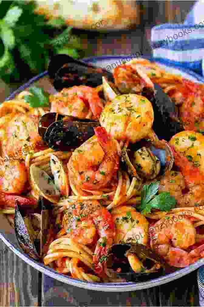 Modern Italian Dish With Pasta, Seafood, And Vegetables Al Dente: A History Of Food In Italy (Foods And Nations)