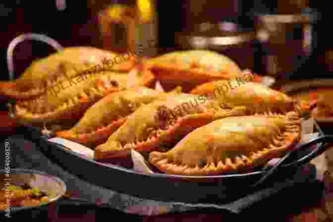 Sizzling Empanadas Filled With Savory Fillings, Crispy Plantain Chips, And Tantalizing Ceviche In A Vibrant Display Latin D Lite: Deliciously Healthy Recipes With A Latin Twist