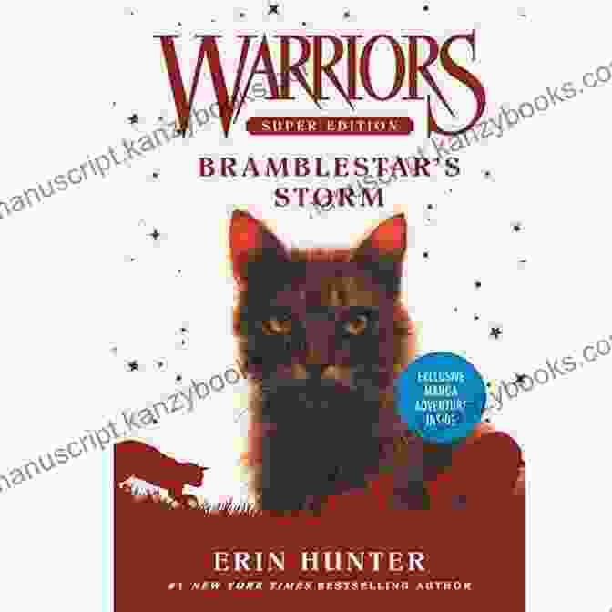 Warriors Super Edition: Bramblestar Storm Book Cover Featuring Bramblestar Standing In Front Of A Storm Warriors Super Edition: Bramblestar S Storm