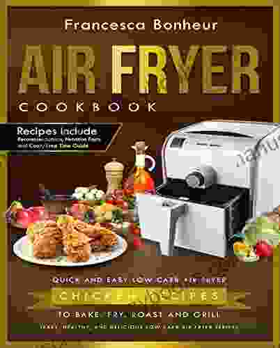 Air Fryer Cookbook: Quick And Easy Low Carb Air Fryer Chicken Recipes To Bake Fry Roast And Grill (Easy Healthy And Delicious Low Carb Air Fryer 3)